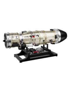 Turbofan Engine Model Kit that Works - Build Your Own Turbofan Engine - TECHING 1/10 Full Metal Electric Turbojet Engine Small Bypass Ratio Twin Rotor Aircraft Model DM135 600+Pcs