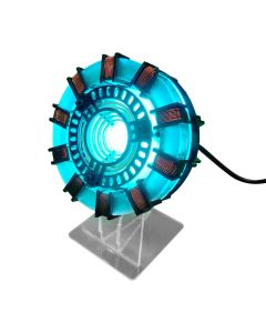 Tony MK1 Arc Reactor Model Assembly Kit with USB Power Cable & Light