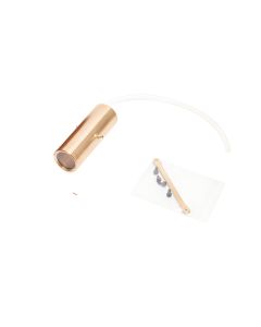 Translucent Visible Brass Fuel Tank + Fuel Line + Restraint Straps for RETROL HM-01 Hit and Miss Engine Models