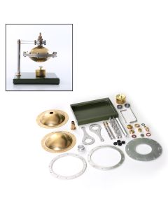 UFO Spin Suspension Steam Engine Model DIY Engine Kit with Copper Boiler and Alcohol Lamp