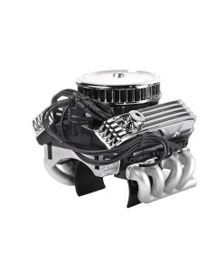 V8 Engine Fan Radiator Motor Hood Kit for 1/10 RC Car GRC F82 Motor