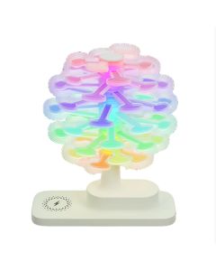 Wireless Fast Charging Spiral Tree Night Light – Creative Desktop Lamp, Ambient Bedroom Decor