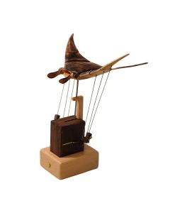 Wooden Manta Ray Bionic Marine Biological Dynamic Model