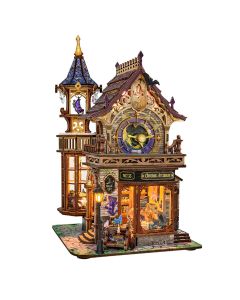 Wooden Time Magic Workshop DIY Miniature House 3D Model Kit