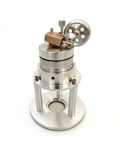 Working Vertical Single Cylinder Steam Engine Model for Collection and Education