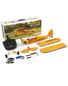 XK A160 J3 3D/6G 2.4G 5CH Brushless Scale RC Airplane Model, 650mm Wingspan EPP Fixed Wing Aircraft with Quick Release