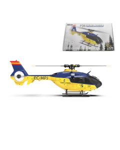 YU XIANG EC-135 RC Helicopter 1/36 2.4G 6CH Direct Drive Brushless Airplane Model with Cool lighting(RTF Version/Mode 1)