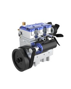 TOYAN FS-L200 2 Cylinder 4 Stroke Model Engine Kit - Build Your Own Engine that Works