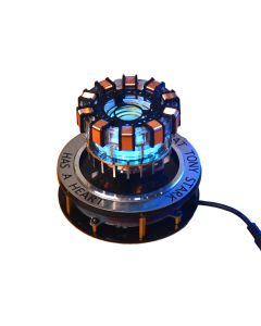 1:1 Scale MK1 Arc Reactor Floating Rotating LED Tech Desk Ornament