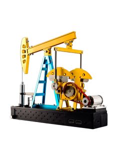 Pumping Unit that Works - Pumping Unit Model Kit - TECHING Pumping Unit DIY Assembly 3D Metal Mechanical Puzzle Educational Toys Collection 219Pcs