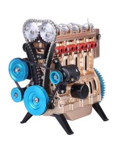 Teching Engine Kit 4 Cylinder Car Engine Assembly Kit Gift Collection DM13-B
