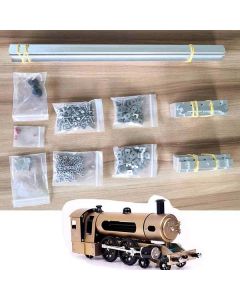 DIY Metal Rail Track Accessory for TECHING Steam Train Assembly Engine