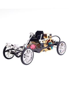 Teching Car Engine Assembly Kit Single Cylinder Car Building Kit Toy Gift for Adult