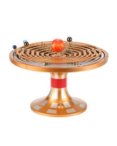 TECHING Metal DIY Mechanical Solar System Model Kit Dynamic Orbital Desk Ornament - 600+PCS