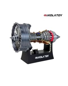 Turbofan Engine Model Kit that Works F35 Military Fighter Jet Engine Kits 600+PCS
