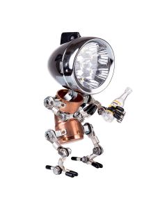 TECHING Workable Mini Diesel 4-Cylinder Engine Metal Model DIY Kits