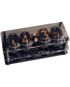 Soviet Cyberpunk IN12 Nixie Tube Clock - Retro Vintage Desktop Decor