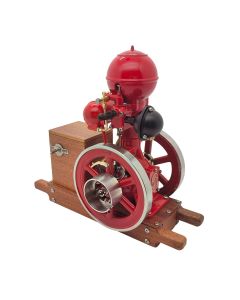 RETROL & OKMO B01 Ball Top Miniature Water-Cooled Single-Cylinder 4-Stroke Hit and Miss Gasoline Internal Combustion Engine Model