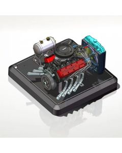 TOYAN FS-V800WGPC V8 Engine With Starter Kit, Stand and Accessories-One Key Start
