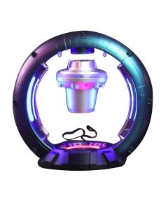 Magnetic Levitation Bluetooth Speaker 360° Rotation with LED Light Creative Audio Device