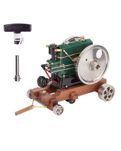 RETROL 1/8 Scale 3.6CC Mini Vintage Single Cylinder 4-Stroke  Working Gasoline Engine Model