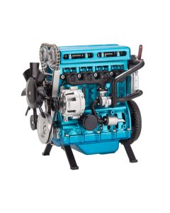 TECHING L4 Engine Model Kit that Works - Build Your Own Engine - Full Metal 4 Cylinder Car Engine Kit Car Engine Model Upgraded Version