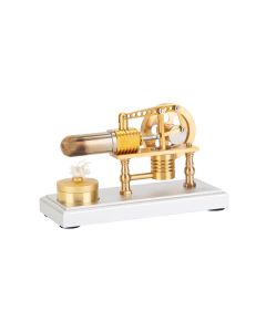 ENJOMOR Robinson Stirling Engine Mini Hot Air Stirling External Combustion Engine STEM Toy (RTR Version)