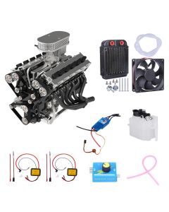 ENJOMOR V12 GS-V12 72CC DOHC Gasoline V12 Engine Model That Works with Starter Kit