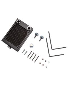 Water-Cooling Radiator Tank Water Outlet Assembly + Bracket Kit for CISON Engine Models