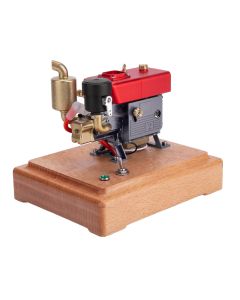 RETROL 1/8 2.6cc Mini Single-Cylinder Four-Stroke Gasoline Engine Model Upgraded Internal Combustion Engine Model