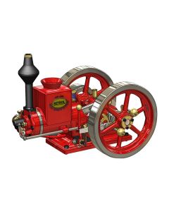 RETROL HM-01 7cc Antique Hit and Miss Engine 4-stroke Stationary Engine Horizontal IC Engine Model That Works