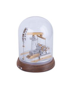 Travelling beam oil pumping machines model with North American black walnut base