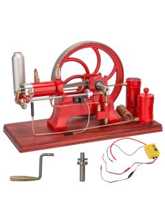 RETROL Horizontal Mill Engine Stationary Steam Engine Hot-bulb Engine Look 4-Stroke Water-cooling Gasoline Engine IC Engine Model