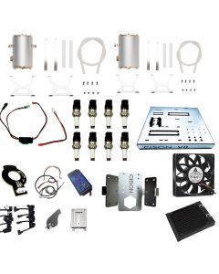 Water Cooling Starting Accessories Set & MCU Ignition Kit for CISON LS-52 V8 Engine