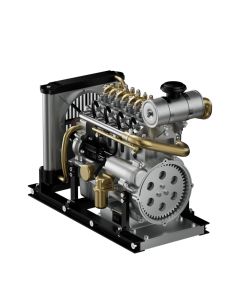 L4 Diesel Engine Model Kit that Works - Build Your Own Diesel Engine - TECHING 1: 10  Full Metal Mini L4 4 Cylinder Engine OHV Inline 4 Cylinder Engine Model Kit 300+PCS