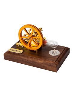 ENJOMOR Mini Beta Hot Air Stirling Engine Model External Combustion Engine Model Educational Toy