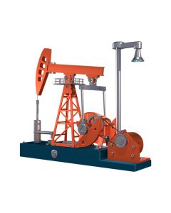 Pumping Unit that Works - Oil Pump Jack Model Kit - TECHING 3D Metal Oilfield Working Equipment with Light Oil Rig Educational Toys Collection 219Pcs