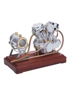 CISON FG-VT9 9cc V2 Engine and Original Parts V-twin 4-Stroke Air-cooled Motorcycle Engine