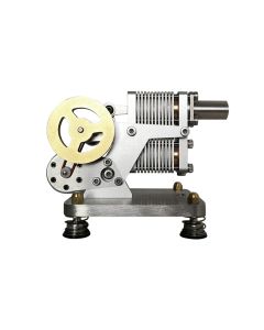 ENJOMOR Mini α Structure Hot-Air Stirling Engine Electric Generator 4000rpm - Gift Collection