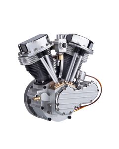 CISON FG-VT9 9cc V-Twin V2 Engine 4-Stroke Dual Black Cylinder 4-Stroke Air-cooled Motorcycle Gasoline Engine