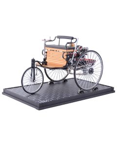 TECHING World's 1st Automobile that Works - Build Your Own Retro Car - Full Metal Three-Wheel Model Kit 430+Pcs