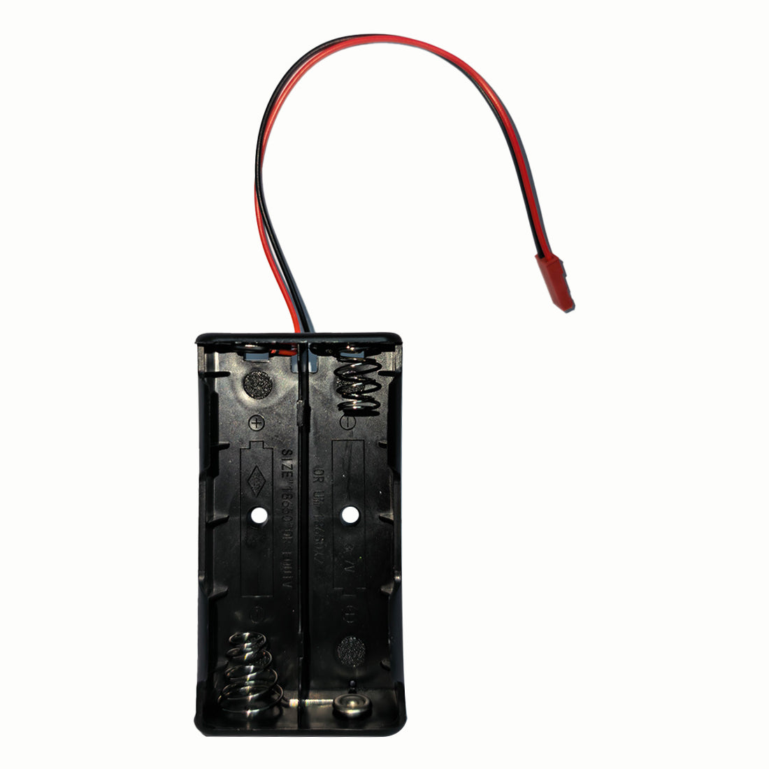 Portable Battery Holder with JST Connector for 18650 Lithium Batteries