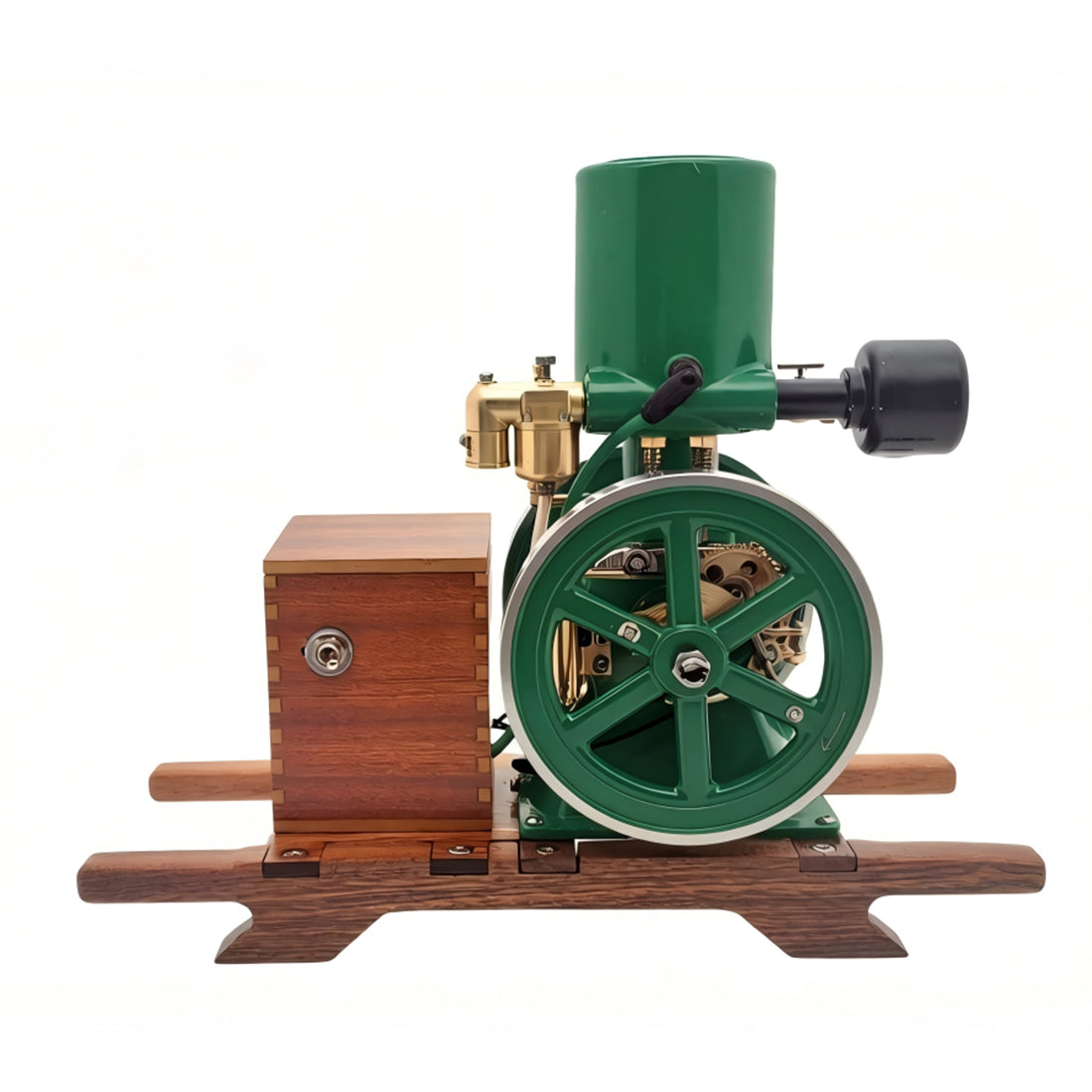 RETROL & OKMO N01 Hit and Miss Engine Model Four-Stroke Stationary Cement Mixer Internal Combustion Gasoline Engine